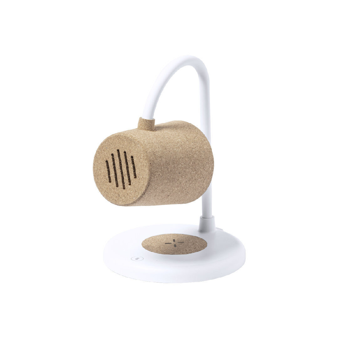Multifunkcionāla galda lampa ar Bluetooth® skaļruni un bezvadu lādētāju – Limited Edition