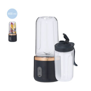Portatīvais blenderis ar 2 krūzēm (400 ml) un 1200 mAh akumulatoru