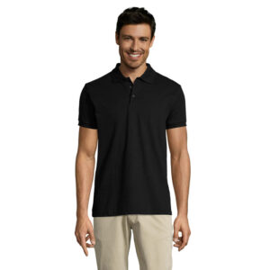 Vīriešu polo krekls SOL'S Prime, 200 g/m², tonis Black