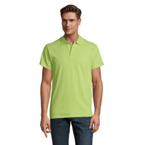 Vīriešu polo krekls SOL'S Spring II, 210 g/m², tonis Apple Green