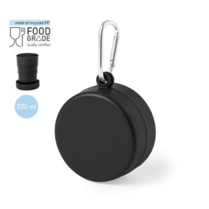 Collapsible cup made from recycled plastic – 220 ml