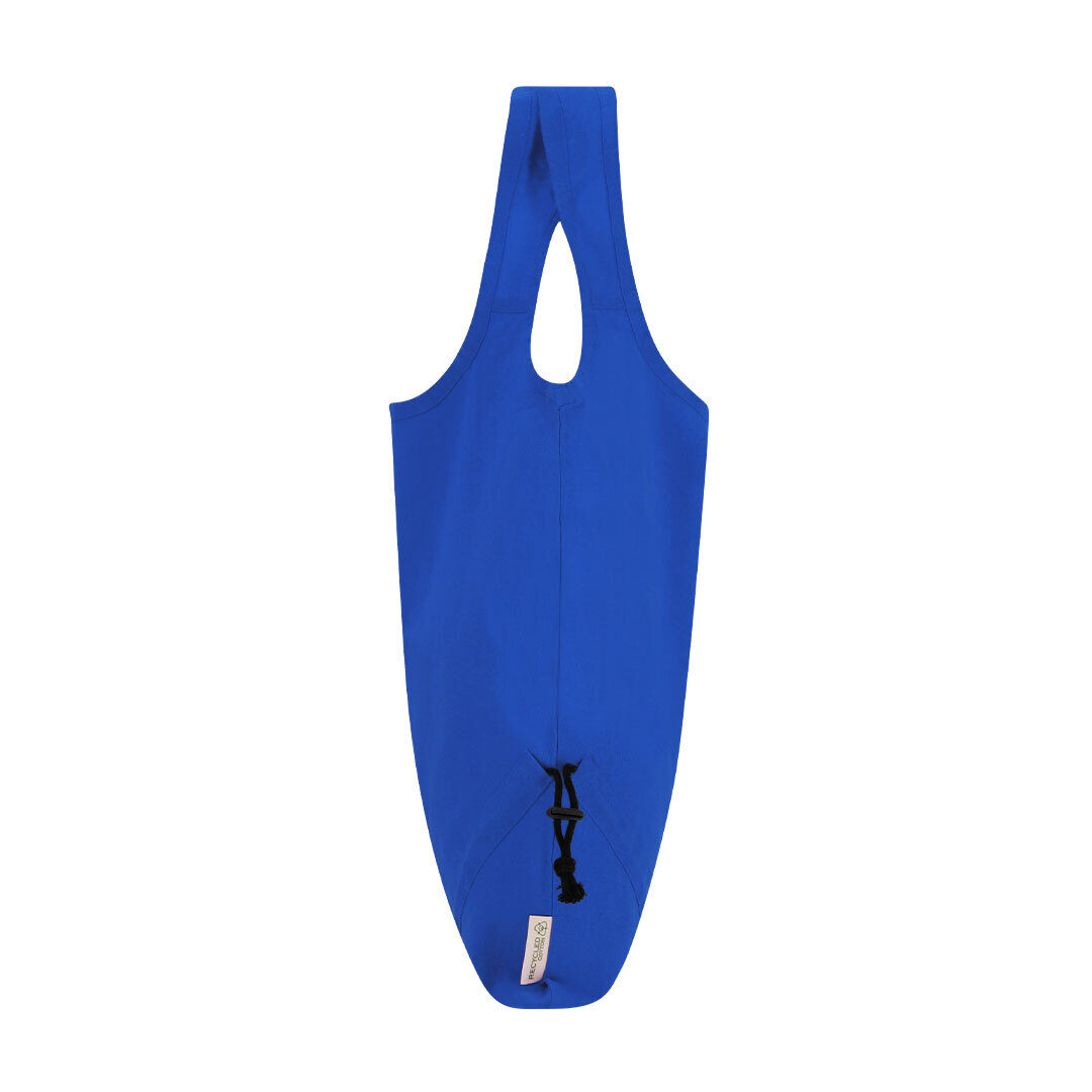 Foldable bag made of recycled cotton with heart design – 140 g/m²