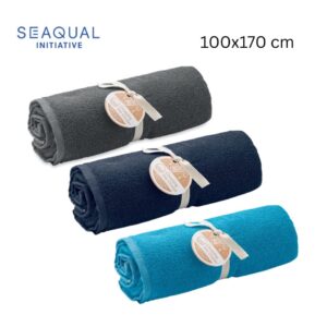 SEAQUAL® eco jacquard pludmales un vannas dvielis 100×170 cm