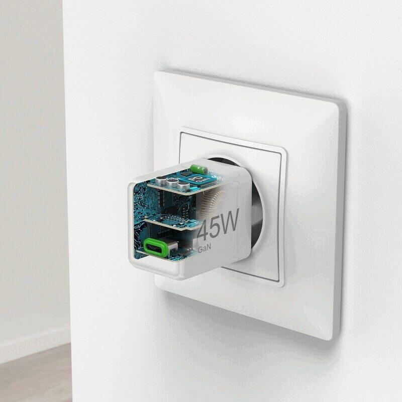 Sienas lādētājs Hama Supermini 45 W
