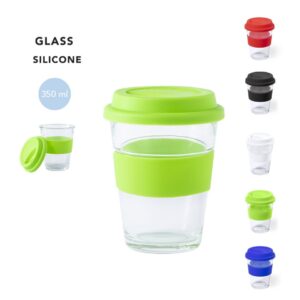 Glass tumbler with silicone coating – 320 g