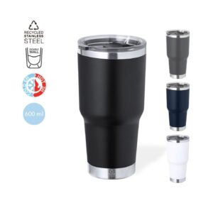 Termokrūze no pārstrādāta tērauda – 600 ml
