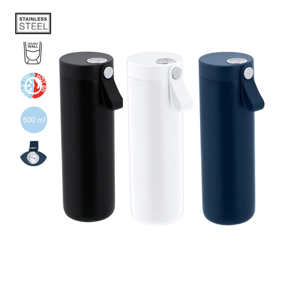 Termopudele ar termometru – 500ml