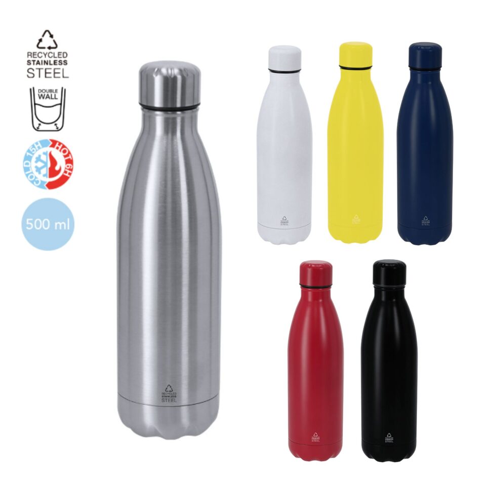 Insulated bottle made of recycled stainless steel – 500 ml