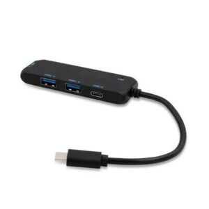 USB adapter with USB and USB-C ports