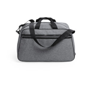 600D RPET polyester sports bag with PVC lining, 485×280×275 mm – Grey