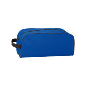 Shoe bag from 600D polyester with zip – Blue