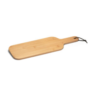 Bamboo snack platter with cord for hanging – Beige