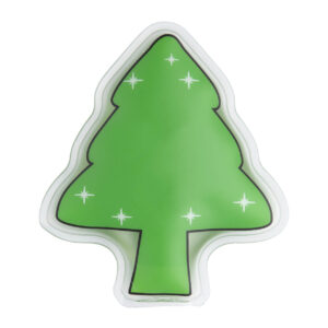 Christmas tree-shaped reusable hand warmer – Green
