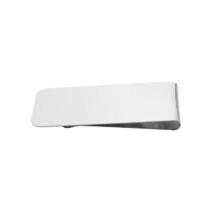 Chrome money clip in gift box – Silver