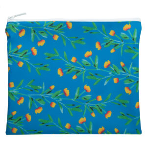 Individuāli izgatavota poliestera kosmētikas somiņa, 250×200 mm – Balta