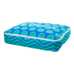 Individuāli izgatavots bagāžas organizators no 600D RPET ar apdruku, L (540×400×85 mm) – Balta