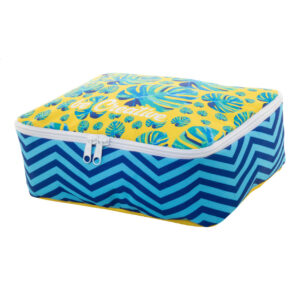 Individuāli izgatavots bagāžas organizators no 600D RPET ar apdruku, S (250×200×85 mm) – Balta