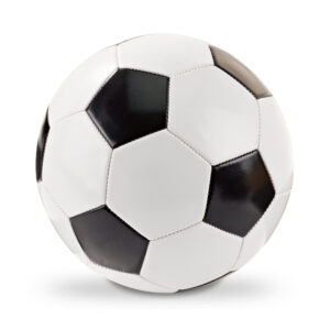Klasiska futbola bumba no PVC – 5. izmērs – Melna