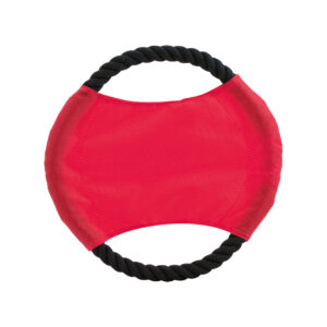 Cotton and polyester dog frisbee, ø 200 mm – Red