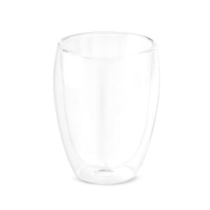 Komplekts – 2 borosilikāta stikla glāzes ar dubultām sieniņām – 350 ml – Caurspīdīga