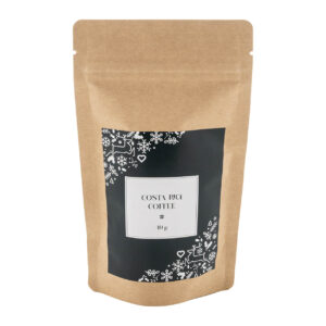 Costa Rica coffee beans in kraft paper bag, 40 g – Natural
