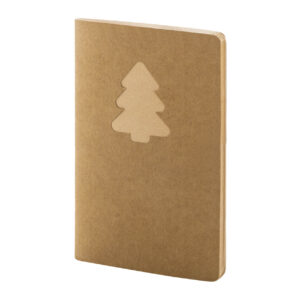Kraft paper Christmas notepad A6 – Natural