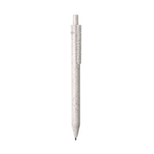 Kviešu salmu šķiedras lodīšu pildspalva, 140 mm – Bēša