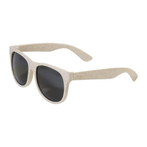 Wheat straw fibre plastic sunglasses with UV400 protection – Natural