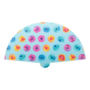 Papīra vēdeklis ar pilnkrāsu digitālo apdruku, 336×191 mm – Balta