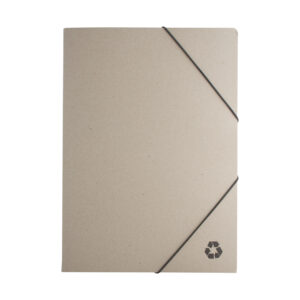 Recycled paper document folder, 250×340 mm – Natural