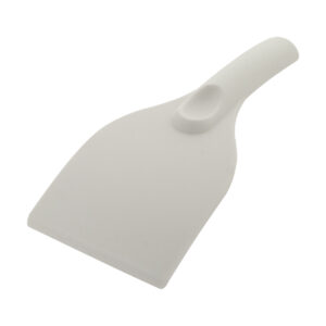 Recycled ABS ice scraper, 88×214 mm – White