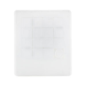 Plastmasas mini bīdāmā puzle ar apdrukājamu virsmu, 75×90 mm – Balta