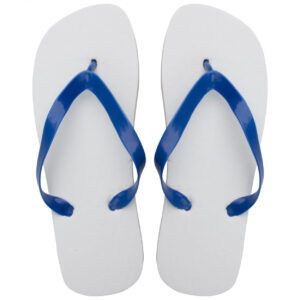 Pludmales čības no EVA un PVC – Tumši zila / balta, 36-38