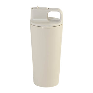 PP plastmasas termokrūze ar atveramu vāciņu un iebūvētu salmiņu, 470 ml – Dabīga