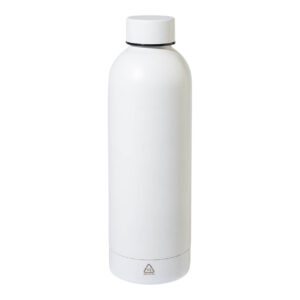 Pudele no 90% pārstrādāta nerūsējošā tērauda, 800 ml – Balta