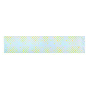 RPET microfibre table runner with sublimation printing, 350×1500 mm – White