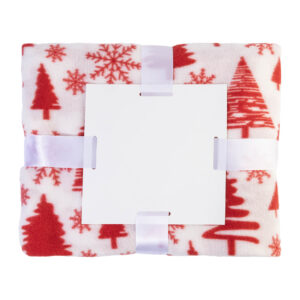 RPET polar fleece blanket, 160 g/m² – White