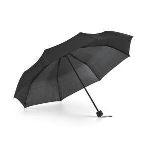 Foldable polyester umbrella with manual opening – Ø 96 cm – Black