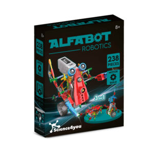 Saliekamais robots 3 vienā ar 237 detaļām – automatizācijas komplekts – Daudzkrāsaina