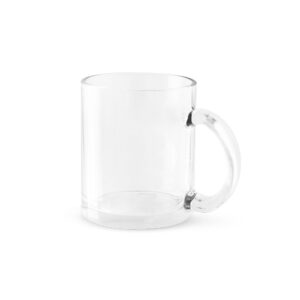 Stikla krūze sublimācijas apdrukai – 350 ml – Caurspīdīga