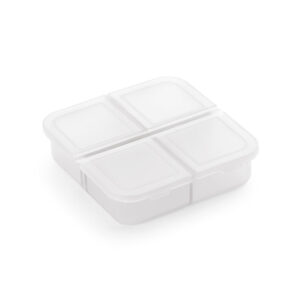 Tablešu kastīte ar 4 nodalījumiem – Balta