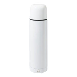 Termoss no pārstrādāta nerūsējošā tērauda, 500 ml – Balta