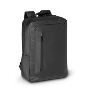 Ūdensizturīga datora mugursoma no pārstrādāta poliestera – 15" – Melna