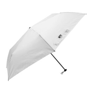 Ultraviegls manuāls mini RPET lietussargs 130 g ar 6 paneļiem, ø90 cm – Balta