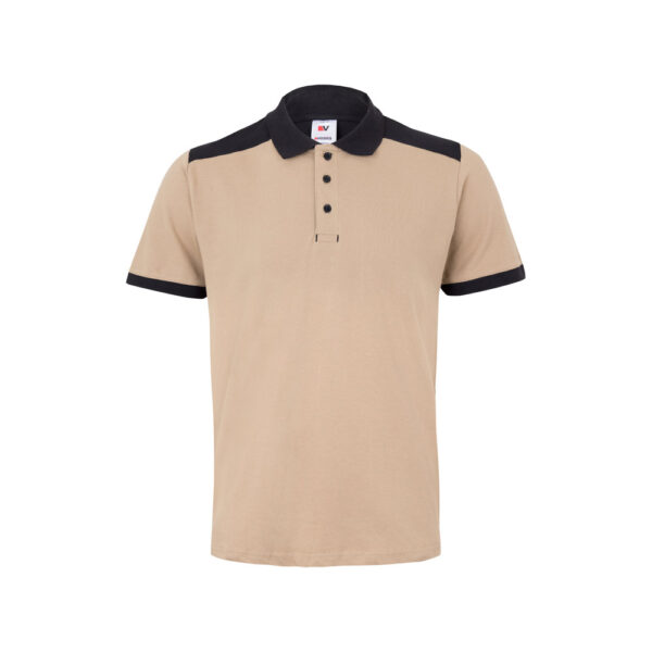Unisex divkrāsu elastīgs pikē polo krekls, poliesters un elastāns, 200 g/m²