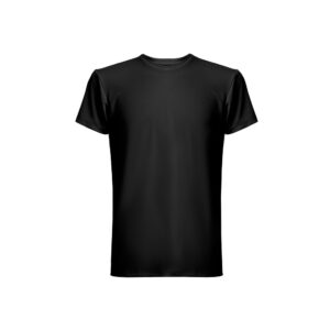 Unisex elastīgs T-krekls kartona tūbā, 190 g/m² – Melna