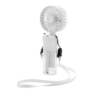 Uzlādējams ventilators ar ūdens smidzinātāju (800 mAh) – Balta