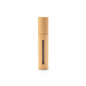 Uzpildāms smaržu izsmidzinātājs bambusa korpusā – 10 ml – Bēša