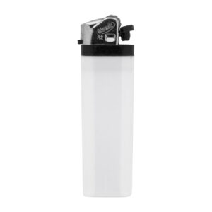 Vienreizlietojamas plastmasas krama šķiltavas, 25×81×12 mm – Balta