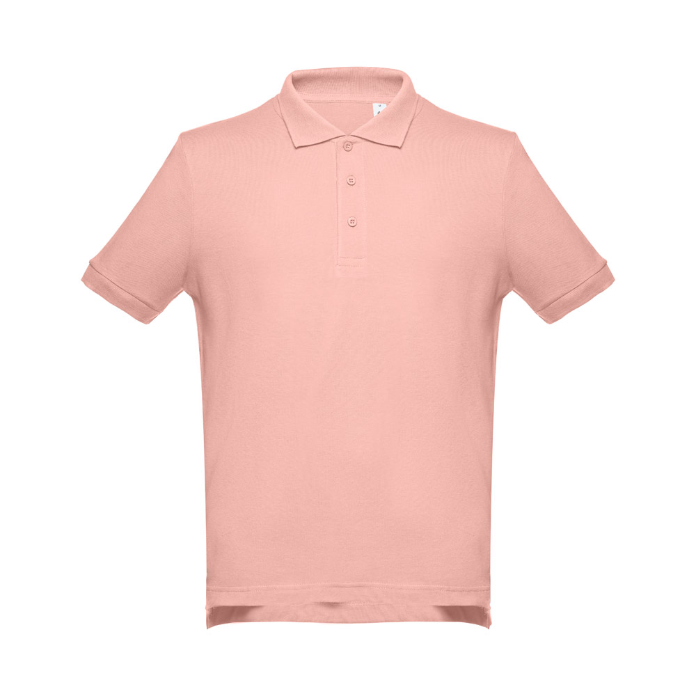 Vīriešu kokvilnas pikē polo krekls ar trim pogām, 195 g/m² – krāsains, lielie izmēri (3XL) – Laša krāsas